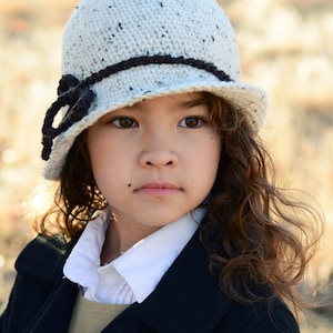 Crochet Hat PATTERN - Cosmopolitan Cloche - crochet pattern for women girls cloche beanie hat (5 sizes | Baby - Adult) - PDF Download