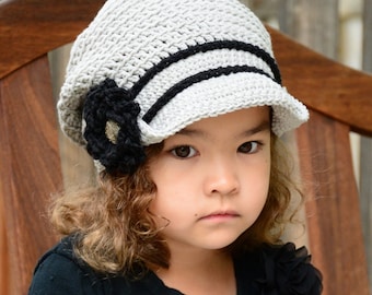 Crochet Hat PATTERN - City Slouchy - crochet pattern for slouch hat, slouchy beanie pattern (3 sizes | Toddler Child Adult) - PDF Download