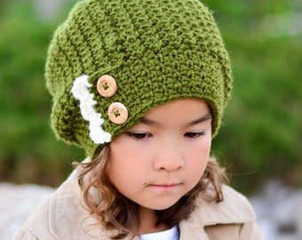 Crochet Hat PATTERN - Warm Wishes Slouchy - crochet pattern for slouch hat, beanie pattern (3 sizes | Toddler Child Adult) - PDF Download