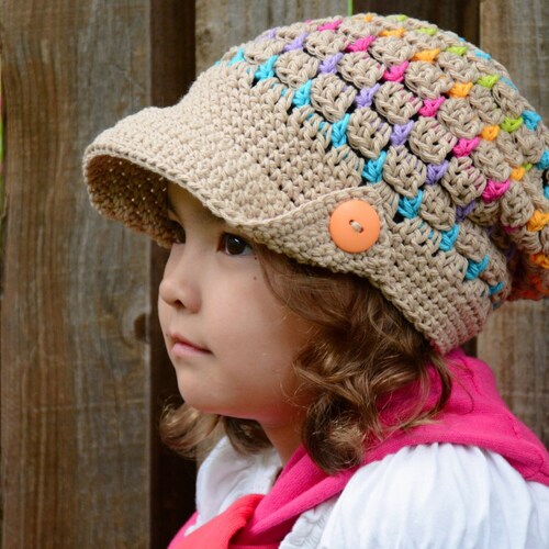 Crochet Hat PATTERN Summer Slouchy Crochet Pattern for - Etsy