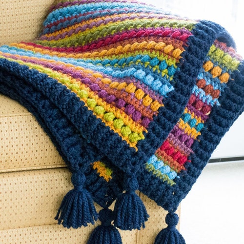 Crochet PATTERN Bohemian Nights Blanket Crochet Blanket | Etsy