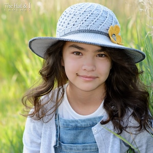 Crochet PATTERN - Here Comes the Sun(hat) - crochet sun hat pattern, women girls summer hat pattern (5 sizes | Baby - Adult) - PDF Download