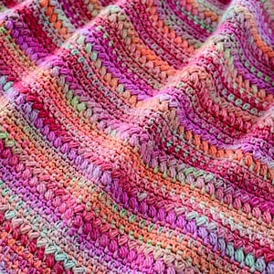 CROCHET PATTERN - Quali-Tea Time - crochet blanket pattern for a baby/toddler or lapghan throw afghan - PDF Download
