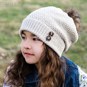 Crochet Hat PATTERN - Sunset Slouchy - crochet pattern slouch hat, slouchy beanie pattern (4 sizes | Toddler Child Adult XL) - PDF Download