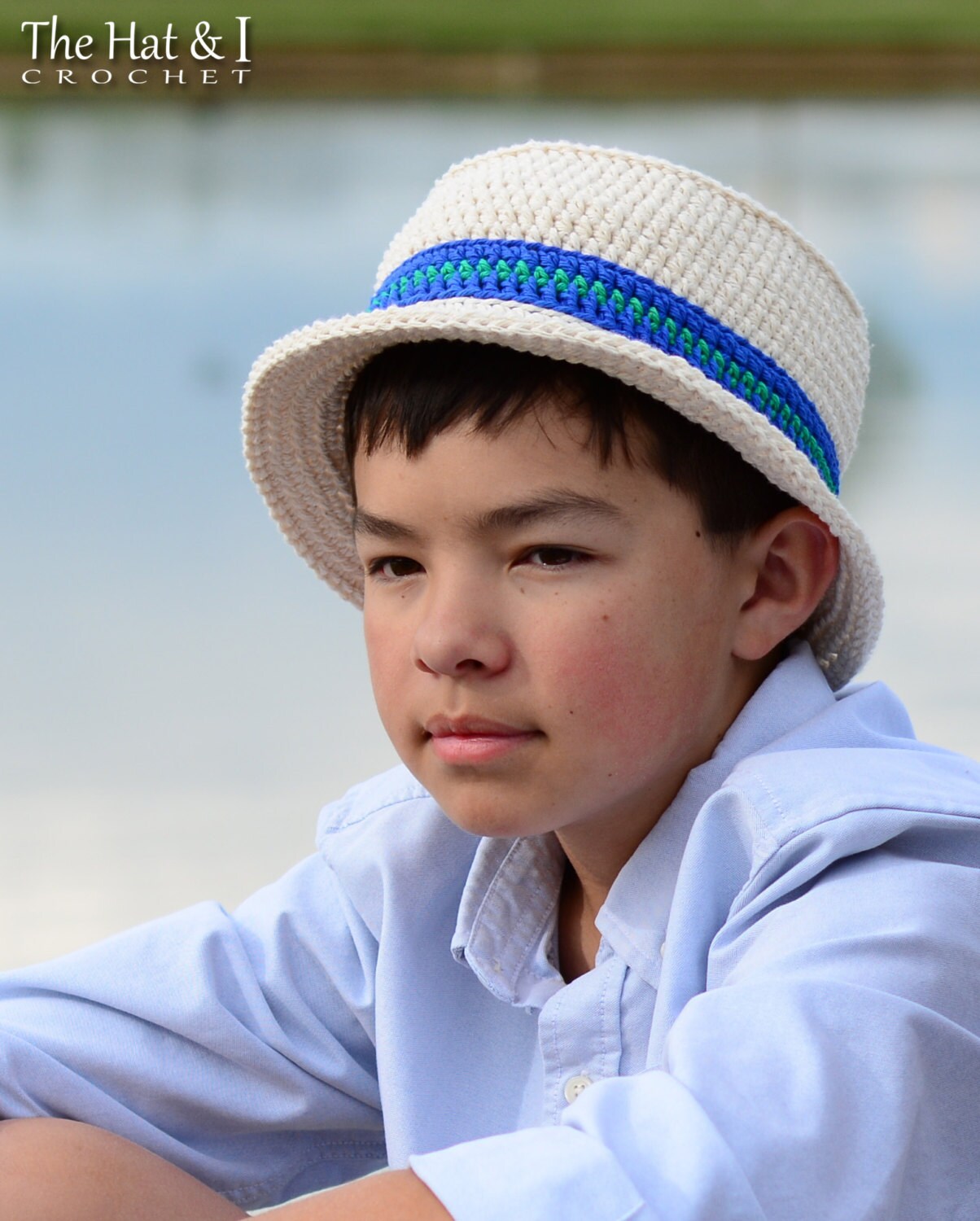 Crochet Hat PATTERN Cabana Boy Hat 