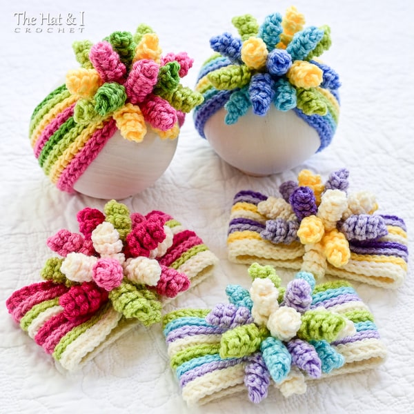 Crochet PATTERN - Party Popper Headwrap - crochet headband pattern, ear warmer, head wrap pattern (5 sizes | Baby - Adult) - PDF Download