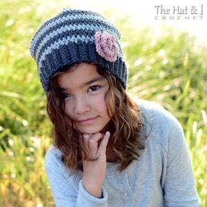 Crochet Hat PATTERN Sweet & Simple Crochet Pattern for Slouch Hat ...