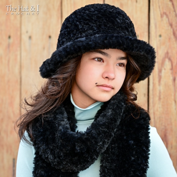 Crochet PATTERN Luxe Look Hat \u0026 Scarf 