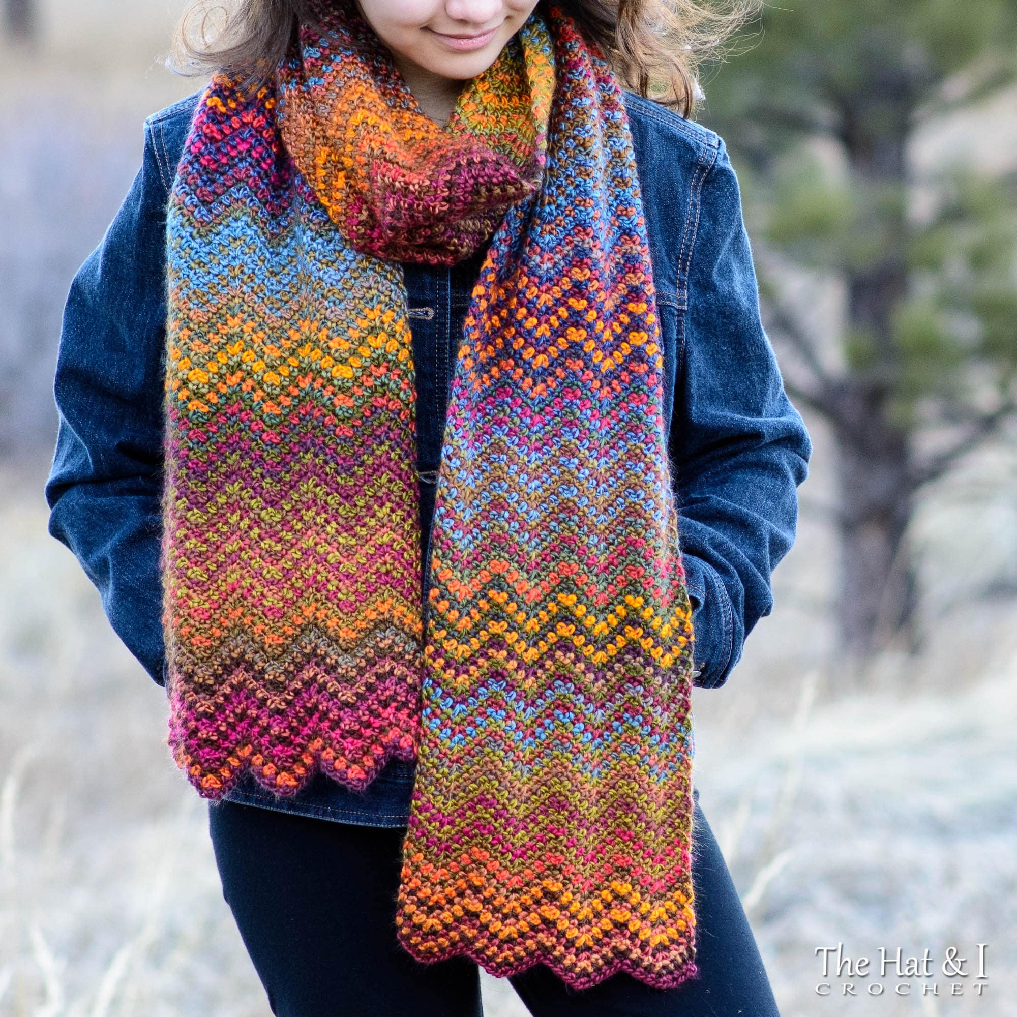 Crochet Velvet Mesh Soft Scarf, Stylish Winter Accessories