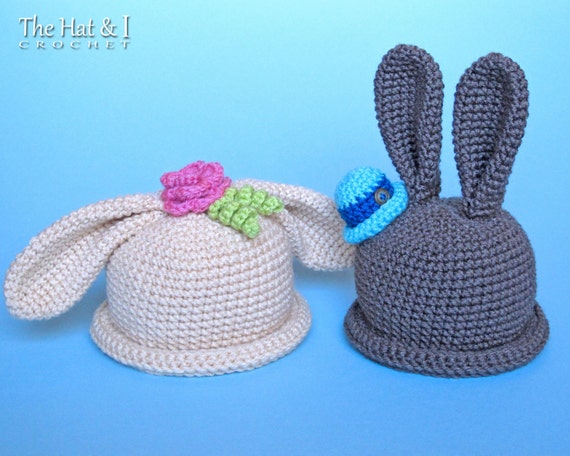 Crochet easter best sale hat