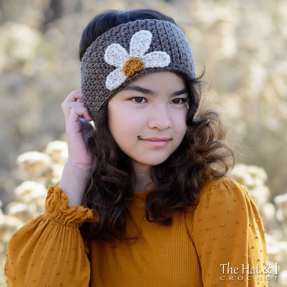 CROCHET PATTERN - Miss Daisy - Crochet Headband Pattern +  display picture 1