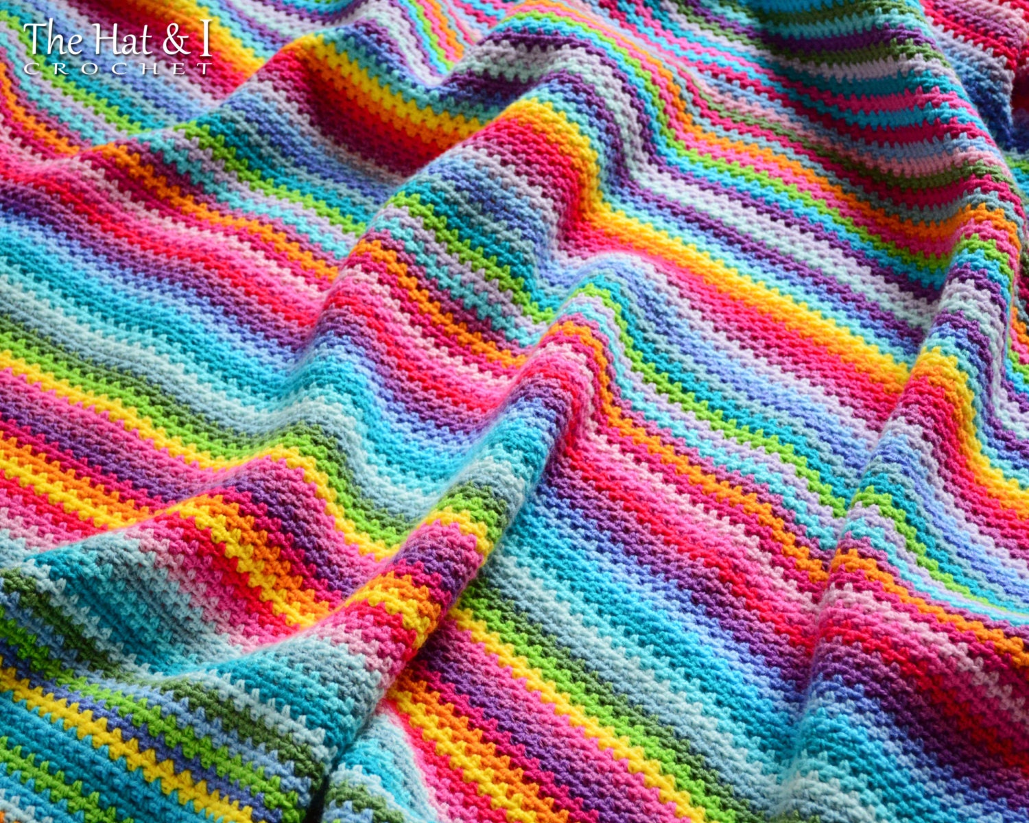 Crochet PATTERN Crayon Box Blanket Crochet Blanket Etsy