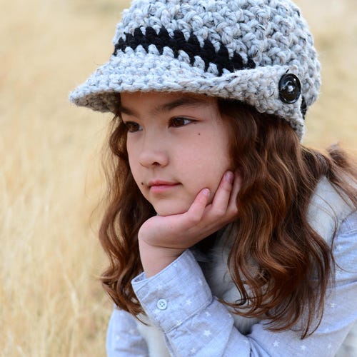 Crochet Hat PATTERN - Bay Area Beanie - crochet pattern for beanie hat, boy girl hat pattern (3 sizes | Toddler Child Adult) - PDF Download
