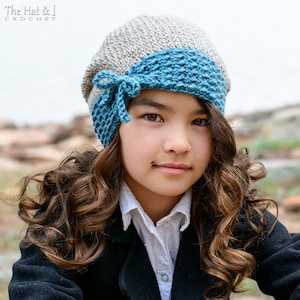 Crochet Hat PATTERN - Sweet Retreat Slouchy - crochet pattern for slouch hat, beanie pattern (3 sizes | Toddler Child Adult) - PDF Download