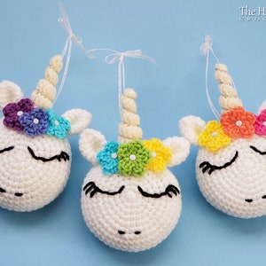 Crochet PATTERN Unicorn Utopia Ornaments crochet unicorn pattern, unicorn ornament pattern, star pattern, rainbow pattern PDF Download image 7