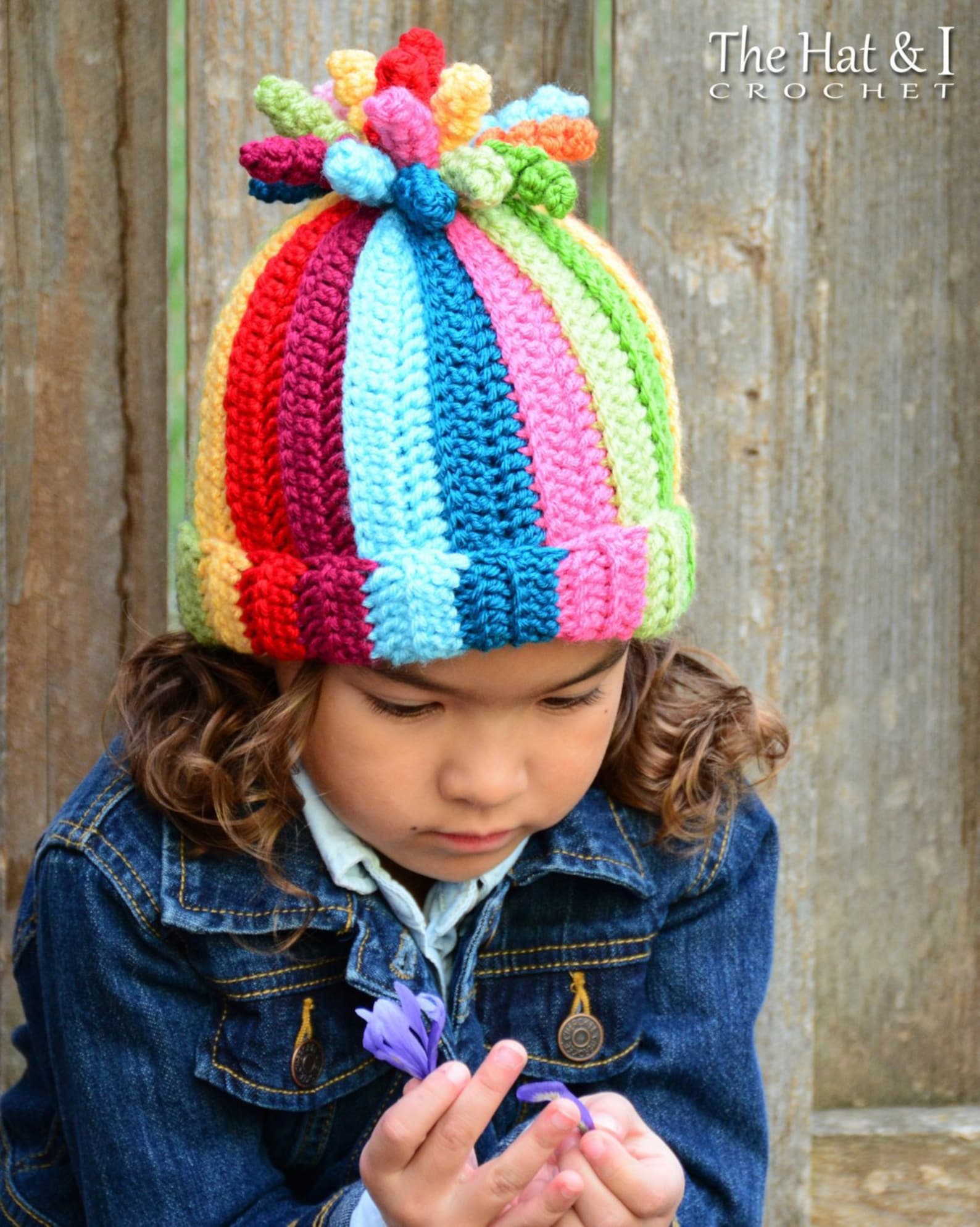 Crochet Hat PATTERN Tutti Frutti Crochet Pattern for Beanie Hat Boy