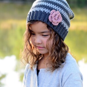 Crochet Hat PATTERN Sweet & Simple Crochet Pattern for Slouch Hat ...