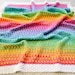 Crochet PATTERN - Rainbow Rhapsody - Crochet Blanket Pattern, Afghan ...