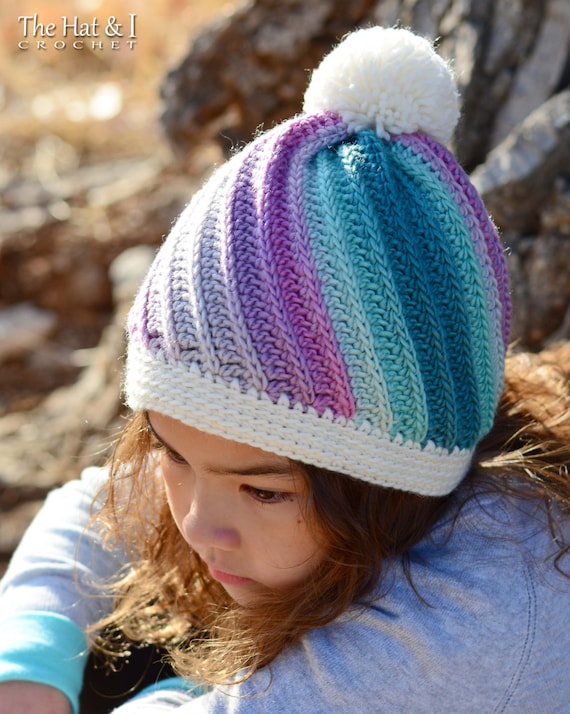 twisted beanie crochet pattern