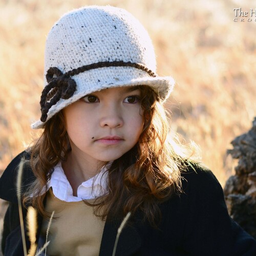 Crochet Hat PATTERN - Cosmopolitan Cloche - crochet pattern for women girls cloche beanie hat (5 sizes | Baby - Adult) - PDF Download