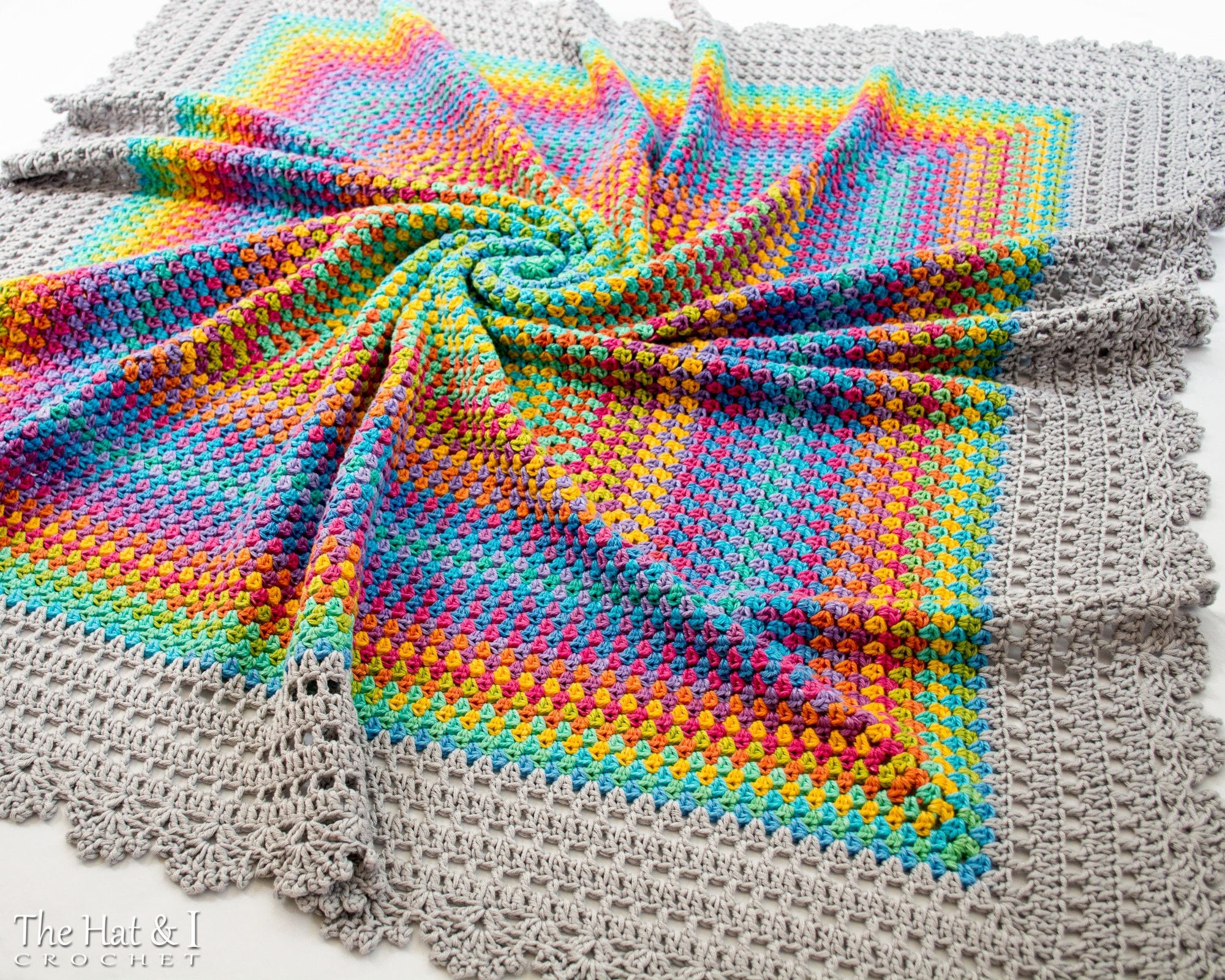 CROCHET Blanket PATTERN - Square Dance Romance - Crochet Pattern