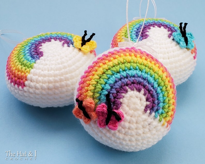 PATRÓN de crochet Adornos de Utopía de Unicornio patrón de unicornio a crochet, patrón de adorno de unicornio, patrón de estrella, patrón de arco iris Descargar PDF imagen 8