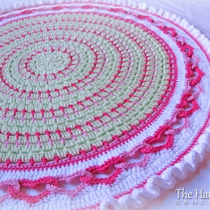 Crochet Blanket PATTERN Baby Love crochet pattern for baby blanket, linked heart afghan pattern, baby blanket pattern PDF Download image 5