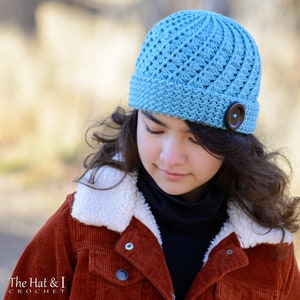 Crochet Hat PATTERN - Soft Serve Beanie - crochet pattern for beanie hat + slouchy hat pattern (5 sizes | Baby - Adult) - PDF Download