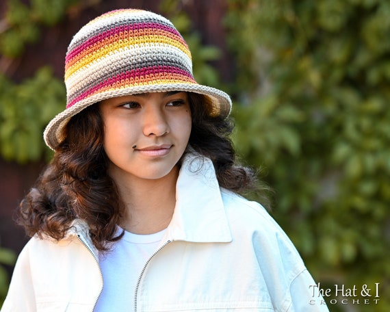 ハット SUNLOVE Crochet Bucket Hat TF5D0154 How to crochet bucket hat ❤️ sun hat crochet | Crochet