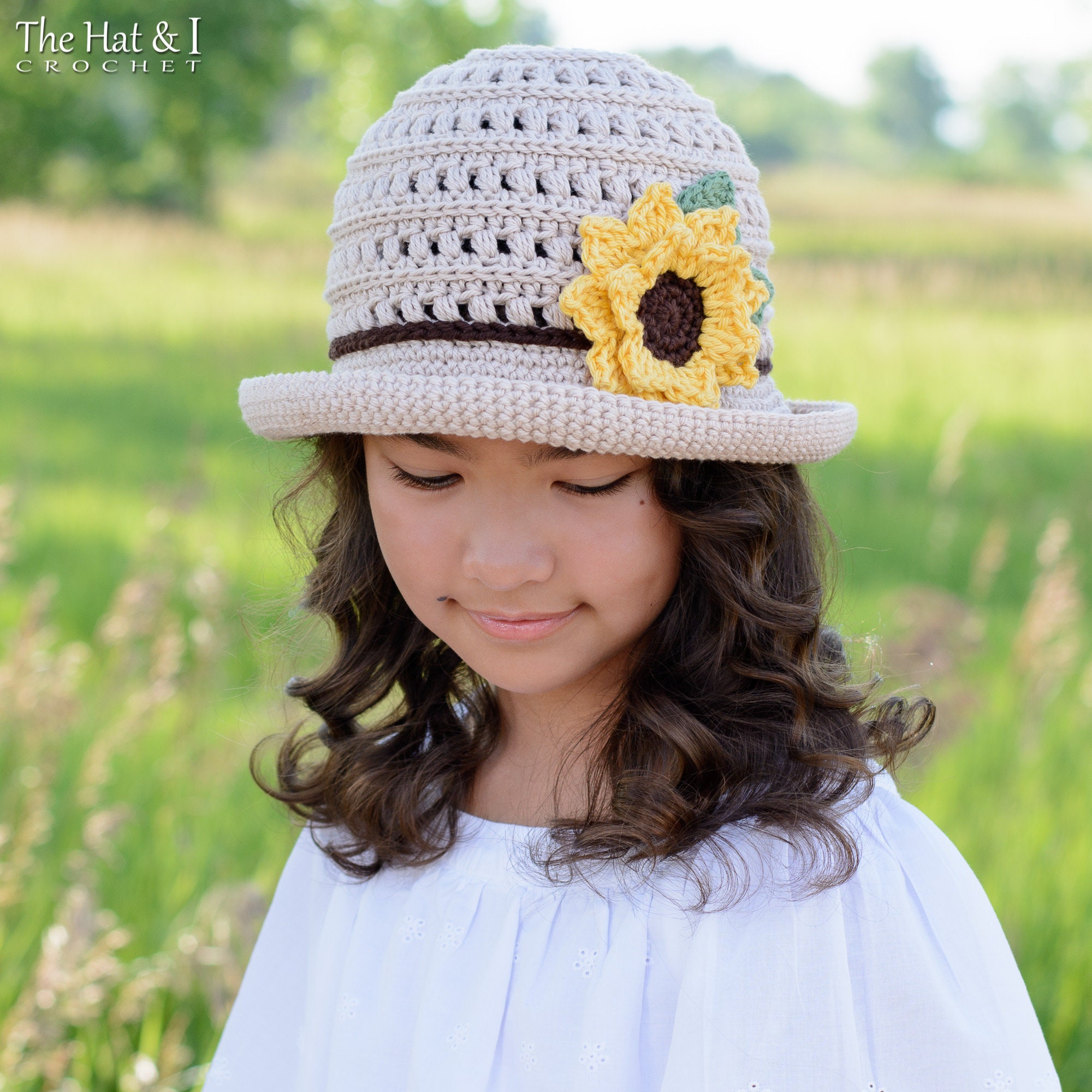 Crochet Hat PATTERN Summer Breeze Sun Hat Crochet Pattern for