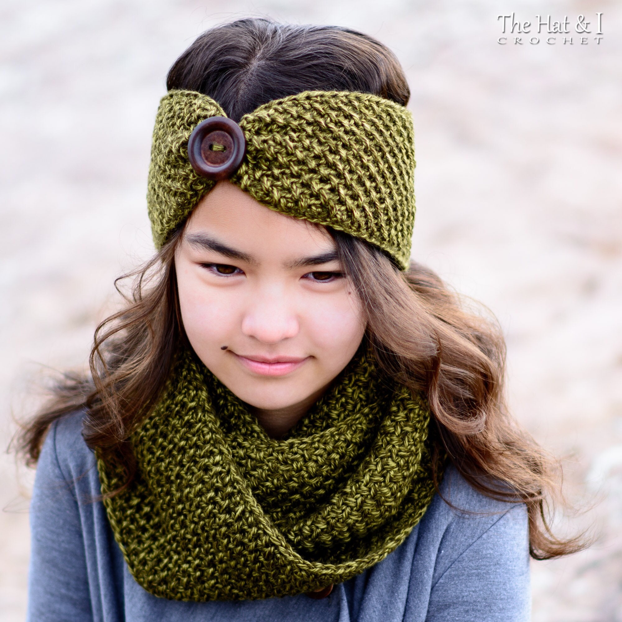 Beginner Crochet Headband Kit, Adult Craft Gift Set, Chunky