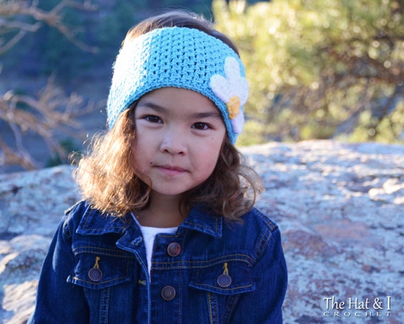 Women Knit Headbands Feather Fur Flower Crochet Headwrap Winter Ear Warmer