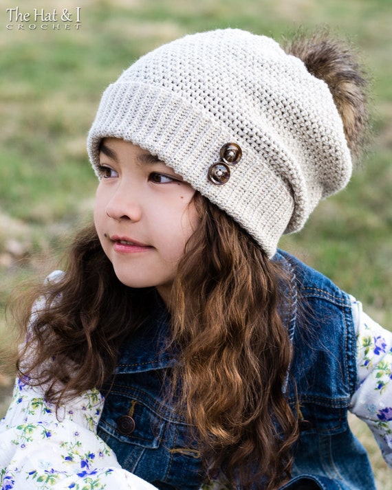 Sunset Slouchy Crochet Pattern Slouch 