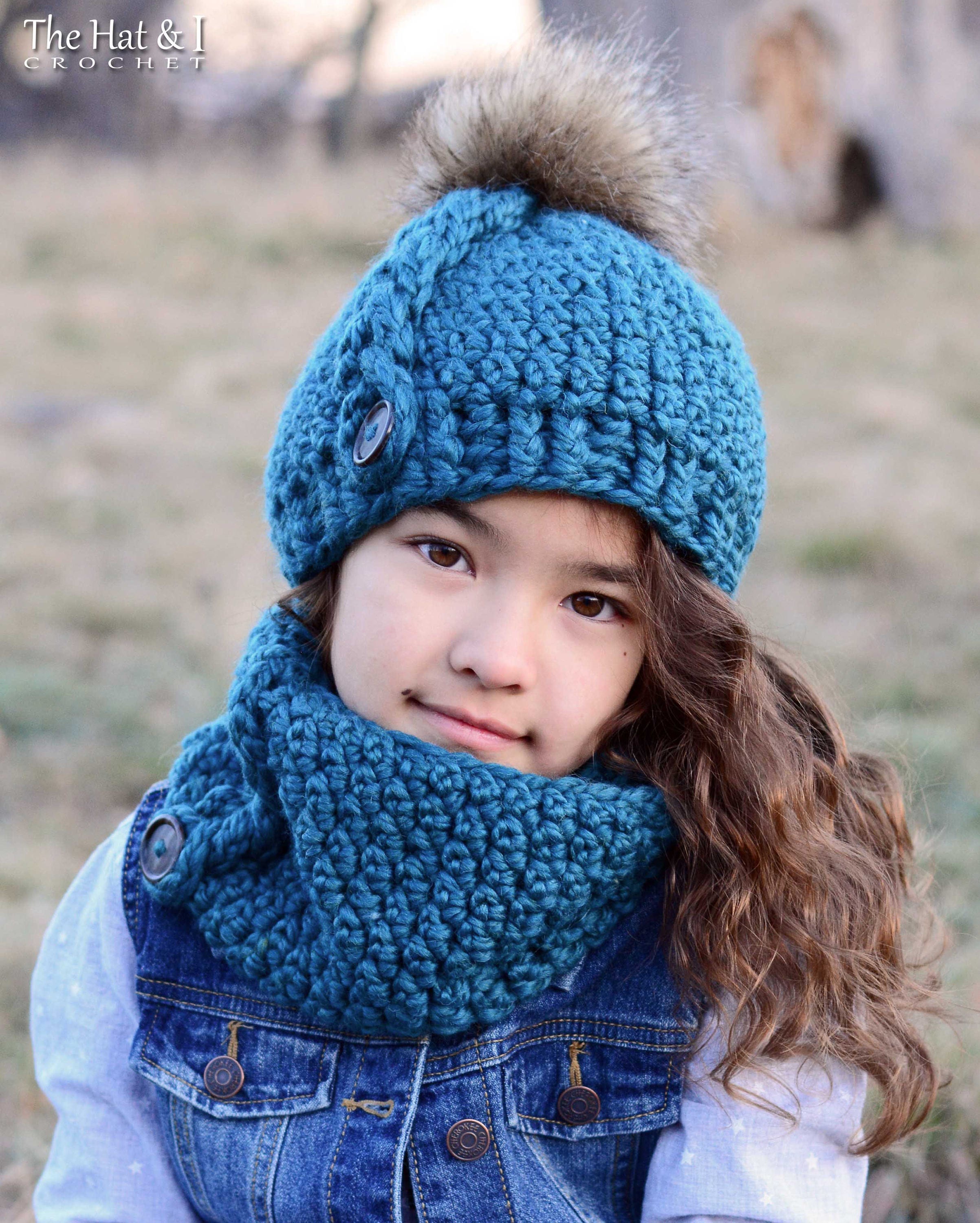 Crochet Hat PATTERN Big Braid Beanie & Cowl Crochet | Etsy Canada