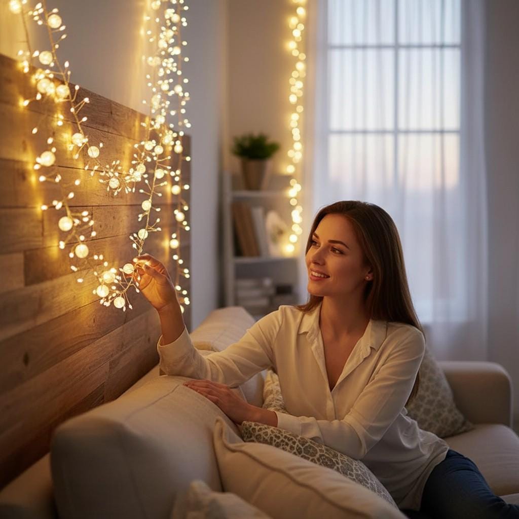 LED Lichterkette Mit Stecker – Warmweiß, Kupferdraht, 8 Modi, Batteriebetrieb, Für Innen & Außen, Wasserdicht, 300 Cm Weihnachtsbaumbeleuchtung LED