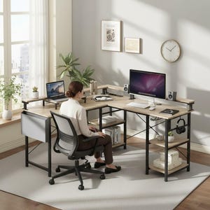 May include: A handmade wooden chopping board with a natural finish. The rectangular board has a juice groove and a handle. Dimensions are approx. 45.7 cm long, 30.5 cm wide, and 2.5 cm thick.