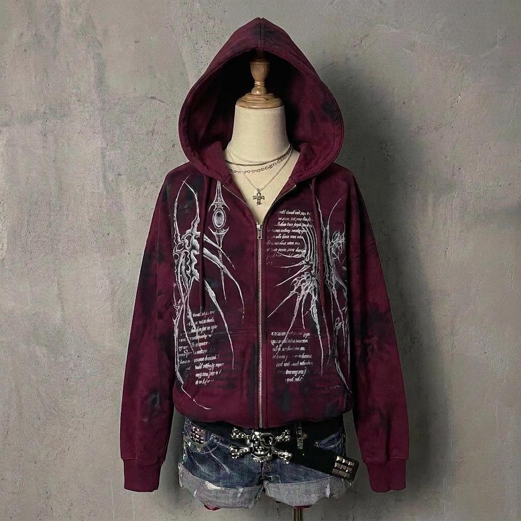 ジャケット・アウター In the attic velour jacket emo Vkei y2k Y2k Emo Jacket - Etsy