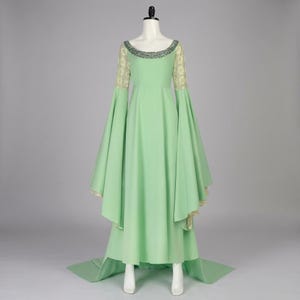 arwen green dress costume The Lord Of The Rings Arwen Women Green Dress Carnival Halloween Cosplay Costume main image 1