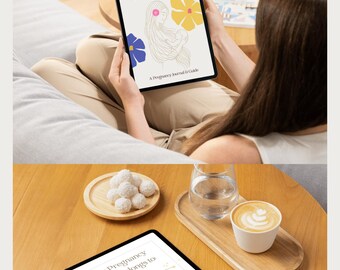 Digital Pregnancy Journal and Week by Week Guide - Downloadable