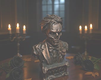 Zombie Groom Figure, Gothic Halloween, Dark Fantasy