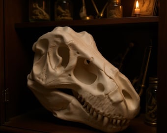 Gothic Dinosaur Skull, 3D Printed T-Rex Skull Replica, Palaeontology Dino Gift