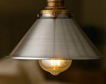 Mid-Century Modern Brass 3-Light Pendant | Adjustable Ceiling Fixture