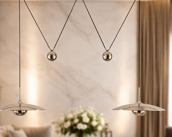 Modern Pendant Ceiling Light | Luxury Hanging Lamp | Contemporary Designer Chandelier | Minimalist Interior Lighting | Home Décor Fixture