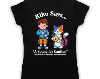 Camisa de fiesta, camisa de hombre, camisa de mujer, niña, camiseta, tendencia actual, popular ahora, camisa moderna, nuevas ideas, dice Kiko