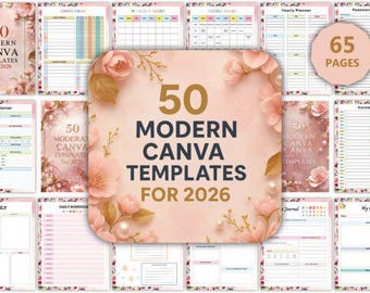 Canva-sjablonen: 50 moderne socialemedia- en zakelijke ontwerpen voor Instagram, Facebook en marketing