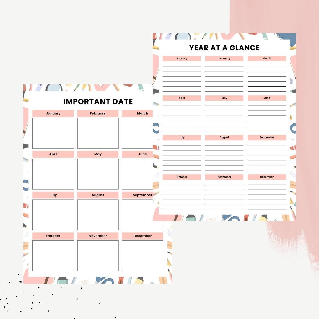 Editable Teacher Planner | Canva Template & PDF Lesson Organizer ...
