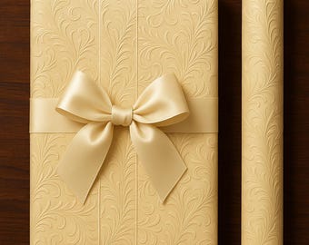 Elegantes Geschenkpapier, Blattgold, 90g/m² Papier