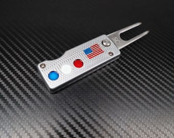 SCGOLF CUSTOM GOLF DIvot Tool American Flag Edition