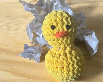 crochet duck plushie