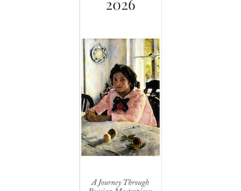 Calendrier 2026 des chefs-d'oeuvre de la peinture russe - Cadeau parfait pour les amateurs d'art